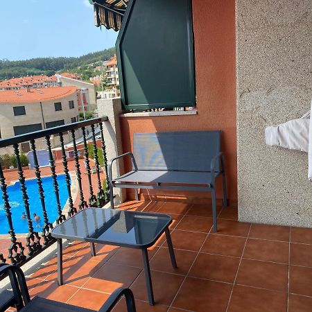 Apartamento Con Vistas Al Mar, Piscina Y Parking Daire Sanxenxo Dış mekan fotoğraf