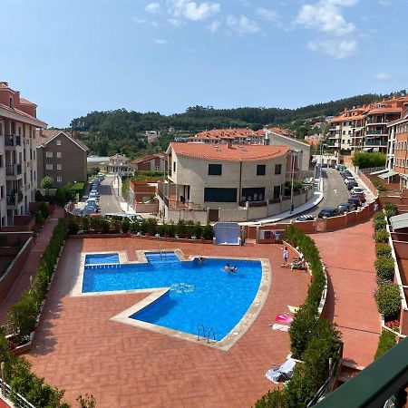 Apartamento Con Vistas Al Mar, Piscina Y Parking Daire Sanxenxo Dış mekan fotoğraf